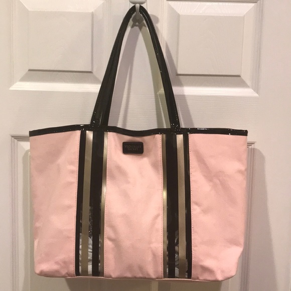 COPY - Victoria’s Secret pink, gold and black Tote - Picture 3 of 8
